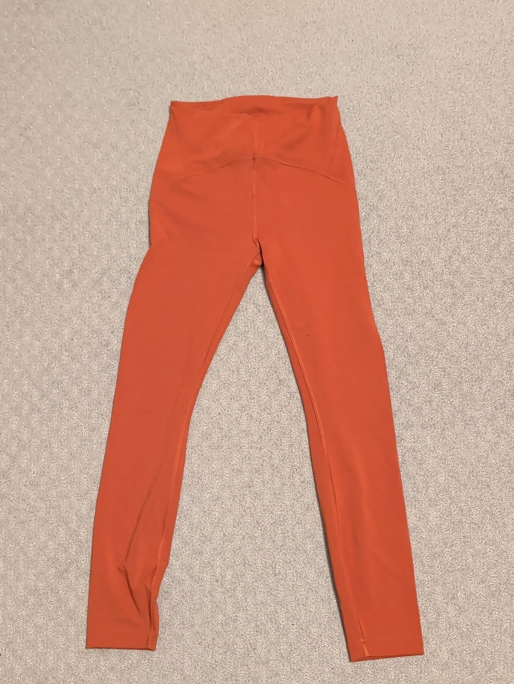 Lululemon' High-Waist Burnt Orange  Leggings